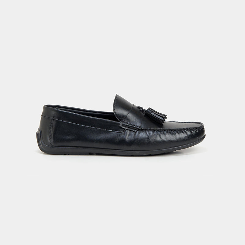 The Old Money Moccasins Black-GOKA