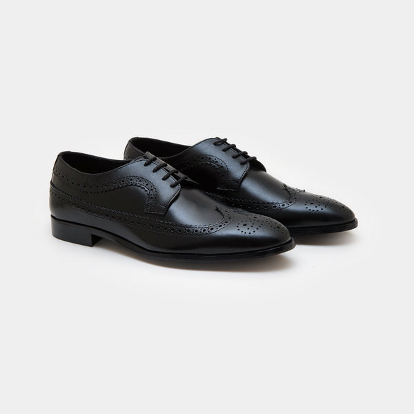 The Classic Black Brogues-GOKA