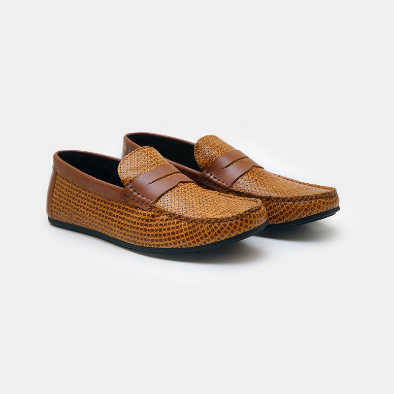 The Racer Moccasins Mustard-GOKA