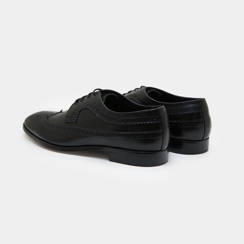 The Classic Black Brogues-GOKA