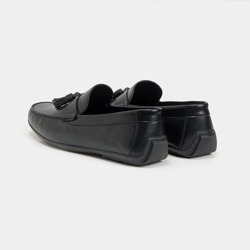 The Old Money Moccasins Black-GOKA