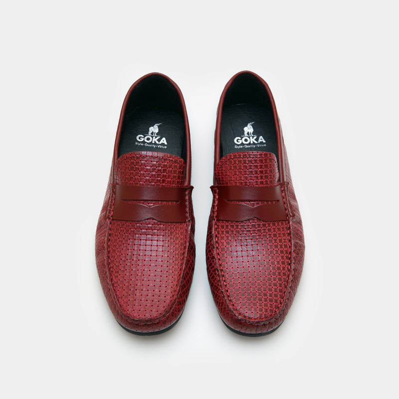 The Racer Moccasins Red-GOKA