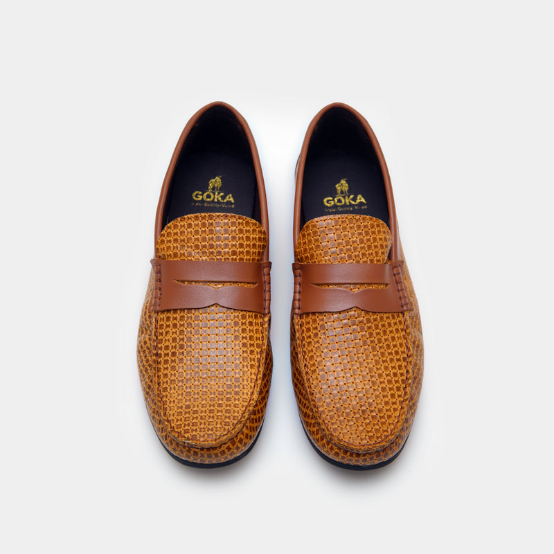 The Racer Moccasins Mustard-GOKA