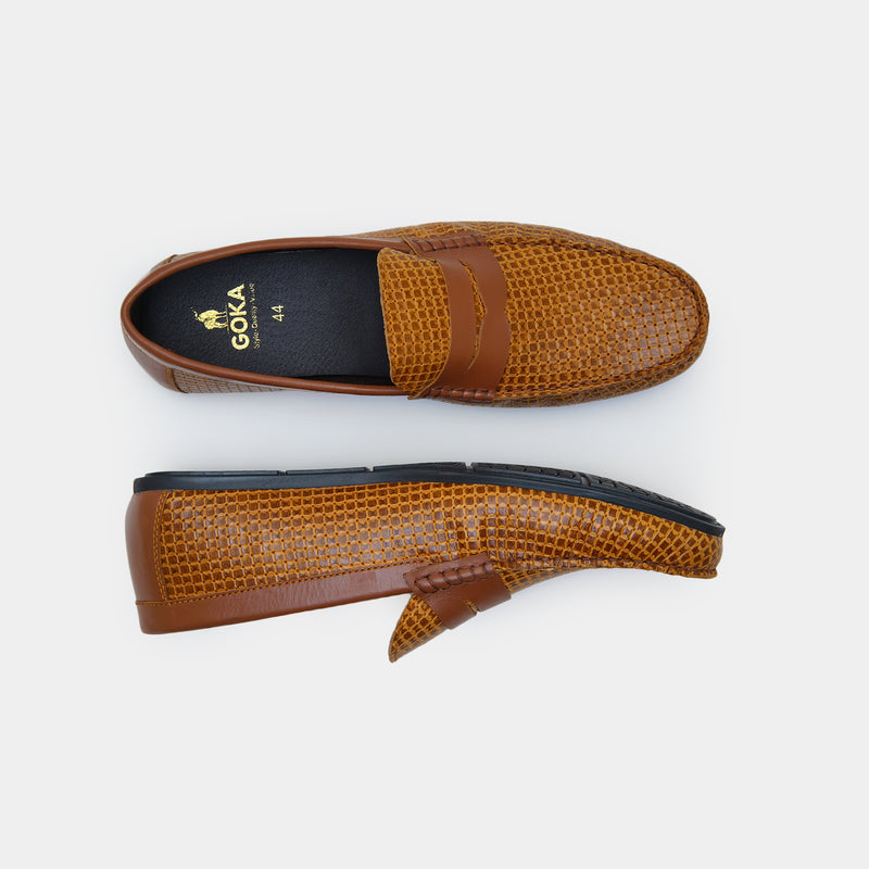 The Racer Moccasins Mustard-GOKA