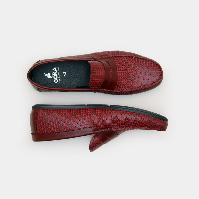 The Racer Moccasins Red-GOKA