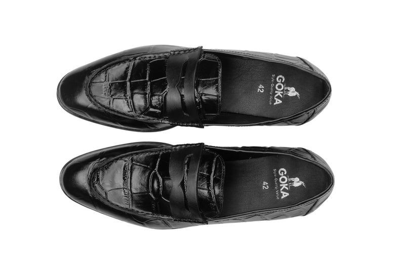 GOKA CR Loafer Simple BLK