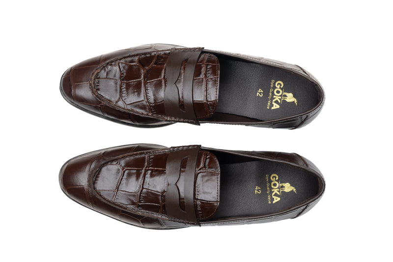 GOKA CR Loafer Simple BRN