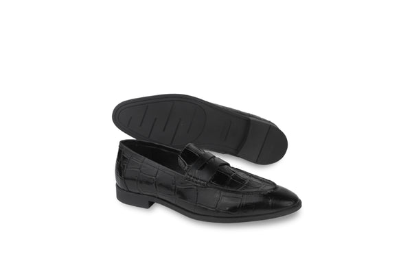 GOKA CR Loafer Simple BLK